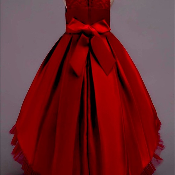 Beautiful Princess Girls Dress with Train - Picture 3 of 8